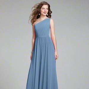 Alfred Angelo-Dusty Blue Maxi Dress/Bridesmaid Dress